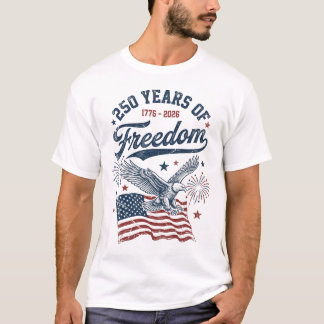 Camiseta Águila de 250 años de libertad de EE. UU.