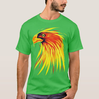 Camiseta Águila De Águila Quemadora De Fuego