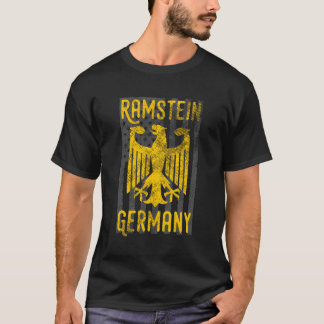 Camiseta Águila De Base Militar Alemana Y Ramsés De Bandera