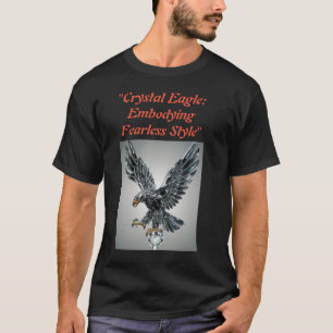 Camiseta "Águila de cristal: Emboxiando el estilo intrépido