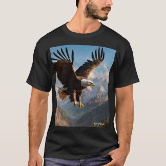 Camiseta Águila de Cristal en Vuelo – Símbolo de Independen