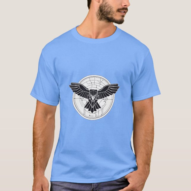 Camiseta Águila de cristal: Icono de la libertad y la ambic (Anverso)
