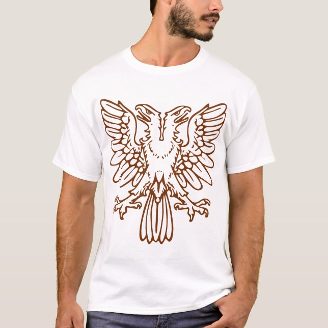 Camiseta Águila de dos cabezas - Nogal (Anverso)