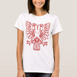 Camiseta Águila de dos cabezas - Rojo de rubí
