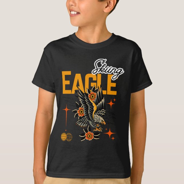 Camiseta Águila de esquí (Anverso)