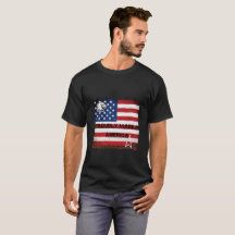 Camiseta Águila de la Bandera Americana