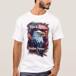 Camiseta Águila de la bandera estadounidense Libertad por s