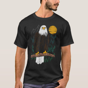 Camiseta Águila De Pájaro De Águila Calva Motif Animal Amer