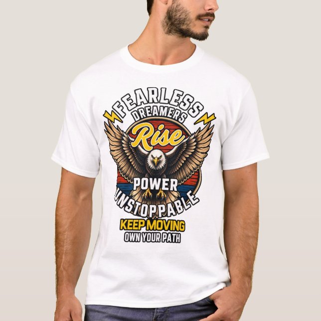 Camiseta Águila de Soñadores Intrépidos (Anverso)