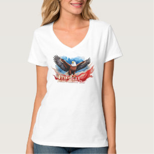 Camiseta Águila del 4 de Julio – Diseño de Arte Patriótico