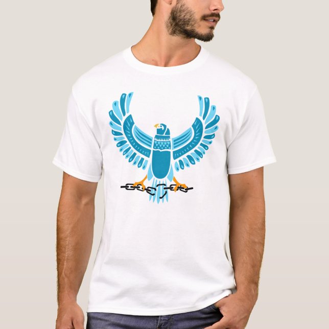 Camiseta Águila del gorjeo de Egipto (Anverso)