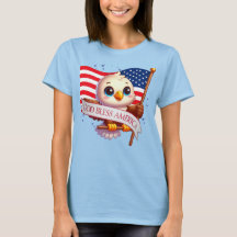 Águila Dios bendiga a Estados Unidos Bandera Patri