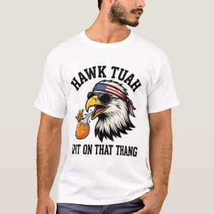 Camiseta Águila Divertida Anti Trump Escupe Sobre el Halcón