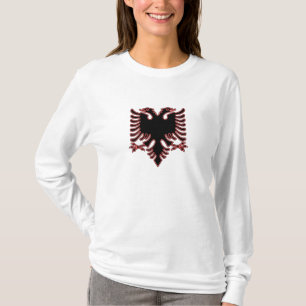 Camiseta Águila dos-dirigida albanesa
