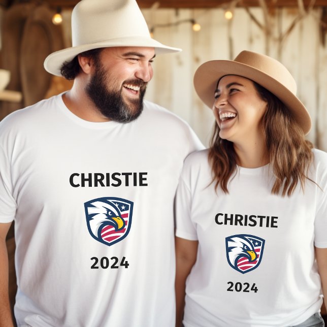 Camiseta Águila electoral de Chris Christie 2024, patriota  (Subido por el creador)