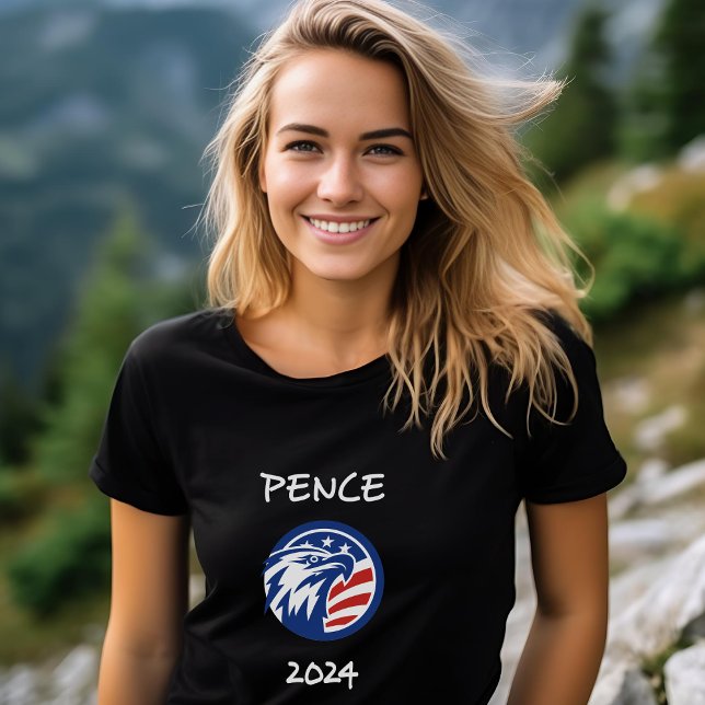 Camiseta Águila electoral de Mike Pence 2024 - Oscura (Subido por el creador)