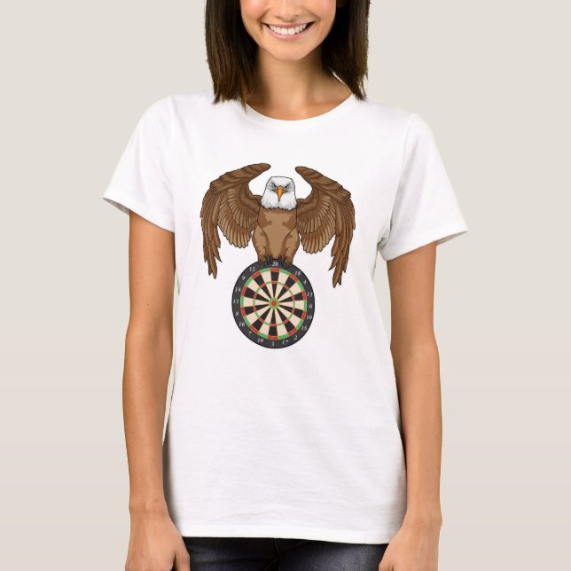 Camiseta Águila en Darts con tablón (Anverso)