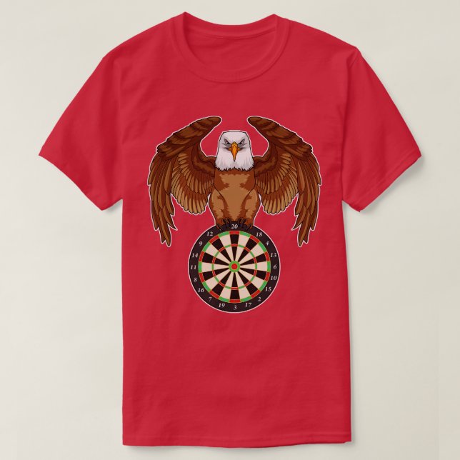 Camiseta Águila en Darts con tablón (Diseño del anverso)