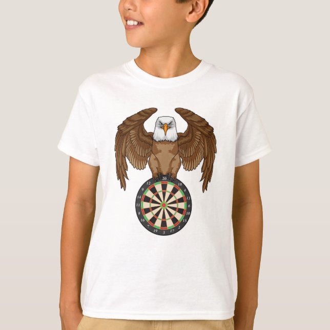 Camiseta Águila en Darts con tablón (Anverso)