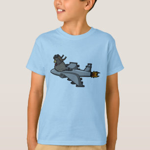 Camiseta Águila en el avión de combate