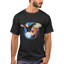 Águila en Vuelo Sostiene el Mundo