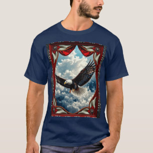 Camiseta Águila enmarcada en vuelo