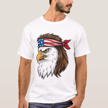 Águila estadounidense bandera americana diadema pa