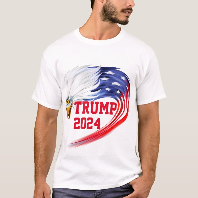 Camiseta Águila estadounidense Trump 2024 (Anverso)
