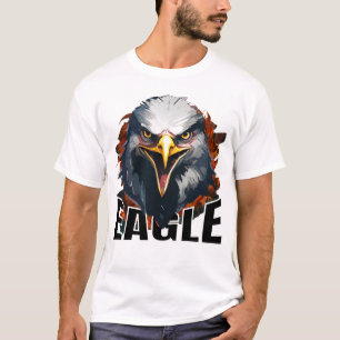 Camiseta Águila feroz: audaz patriota estadounidense