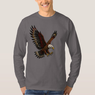 Camiseta Águila feroz en vuelo