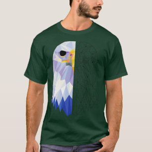 Camiseta Águila geométrica