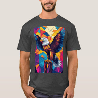 Camiseta Águila geométrica Eagly divertida