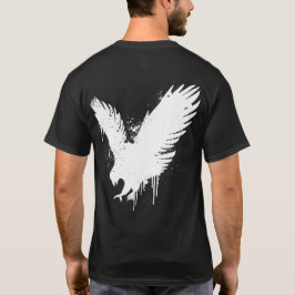 Camiseta águila grafiteada