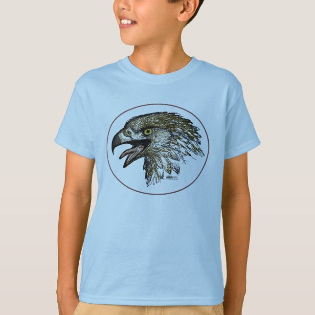 Camiseta Águila gritando (Anverso)