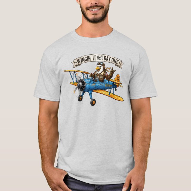 Camiseta Águila Improvisando (Anverso)