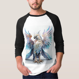Camiseta Águila iridiscente metálica
