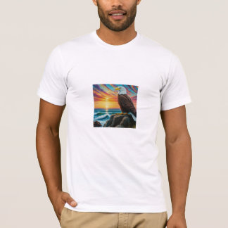 Camiseta Águila majestuosa al atardecer