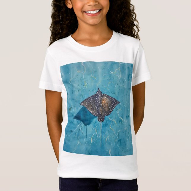 Camiseta Aguila Manchada - Océano (Anverso)