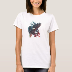 Camiseta Águila metalizado