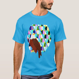 Camiseta Águila modernista de mediados de siglo