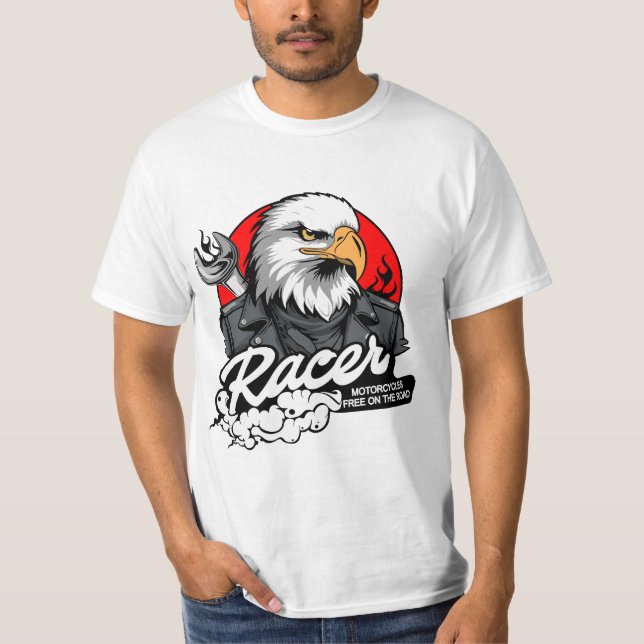 CAMISETA ÁGUILA MOTERA (Anverso)