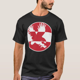 Camiseta Águila Negra de Austria Bandera del Animal Naciona