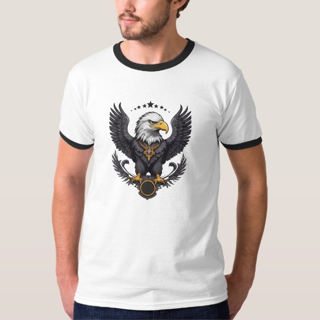 Camiseta Águila Noble: Un símbolo de fuerza (Anverso)