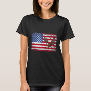 Camiseta Águila Patriótica 4 De Julio De Estados Unidos Ban