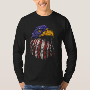 Camiseta Águila Patriótica 4 de Julio USA Bandera