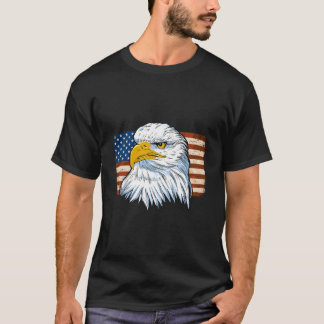 Camiseta Águila Patriótica Americana del 4 de Julio