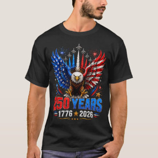 Camiseta Águila Patriótica de EE. UU. 4 de Julio 250 Aniver