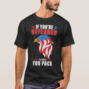Camiseta Águila Patriótica de la Bandera Americana