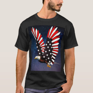 Camiseta Águila Patriótica – Espíritu Americano Au