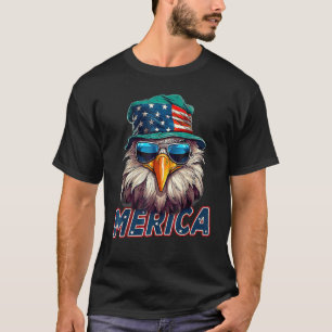Camiseta Águila Patriótica Estadounidense Águila De La Libe